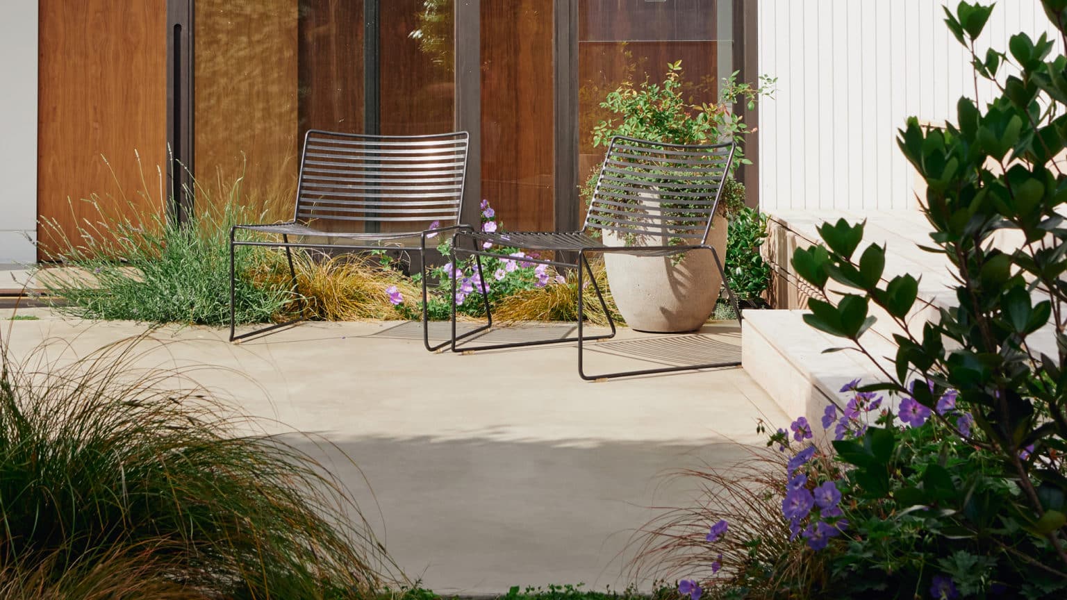 Patios & courtyards Peter Fell Coloured Concrete