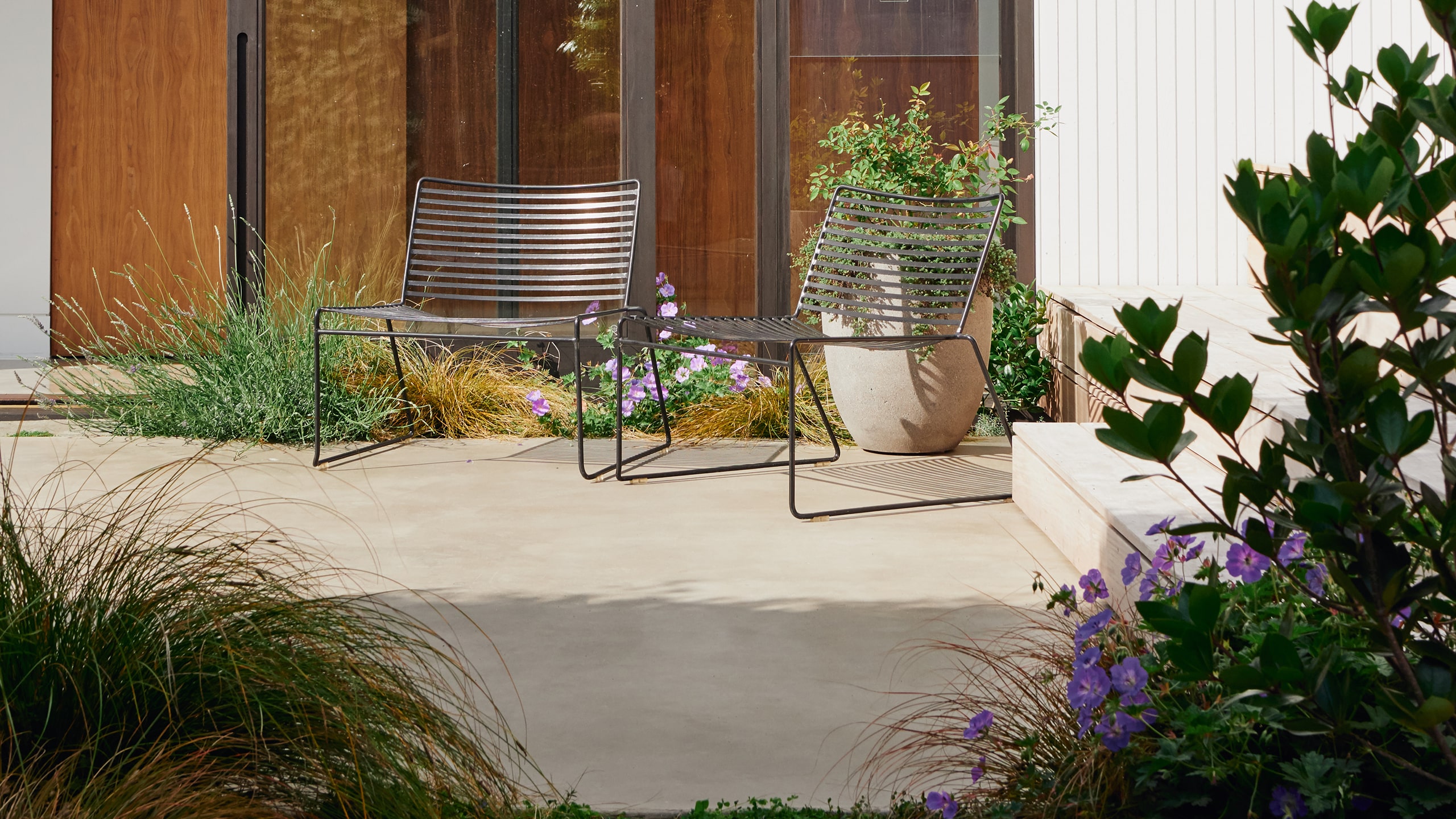 Patios & courtyards - Peter Fell Coloured Concrete