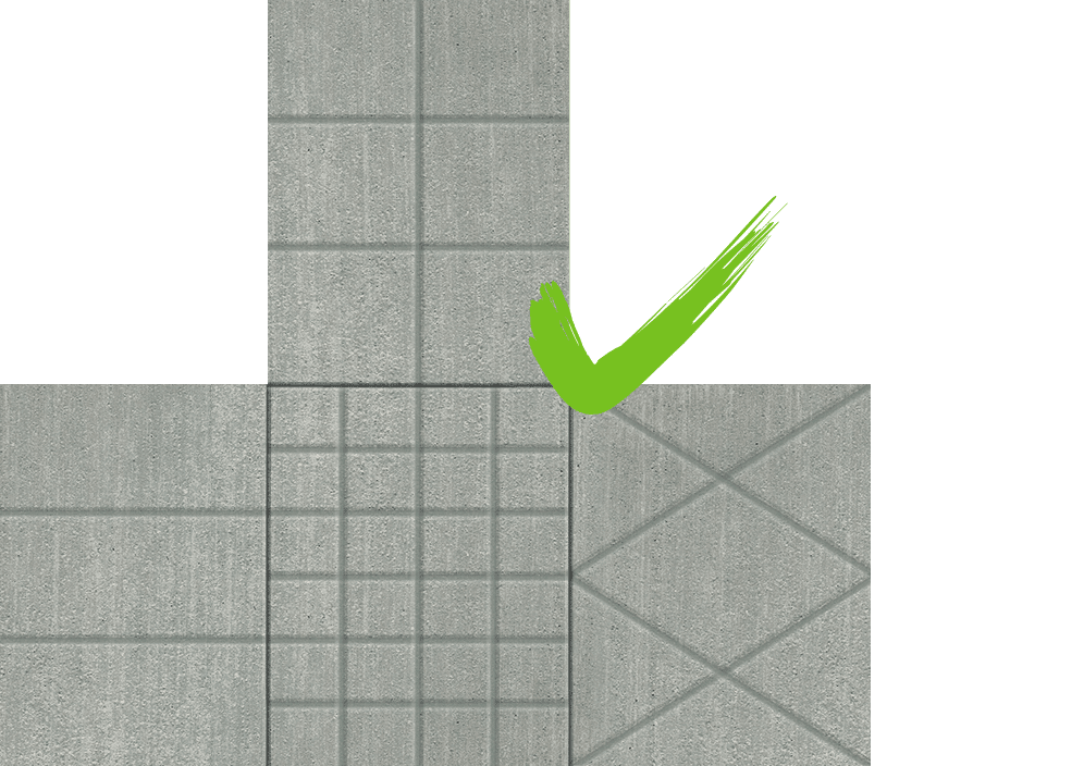 Decorative Concrete Cuts and Patterns Peter Fell Coloured Concrete