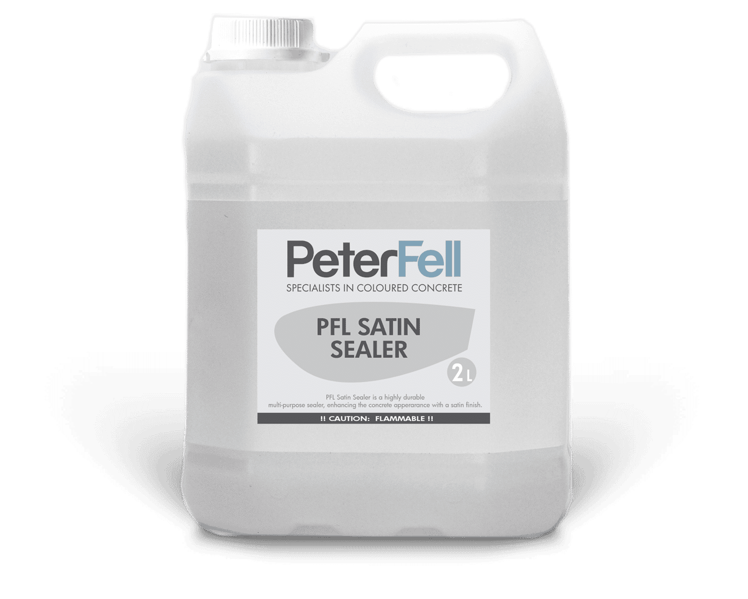 Peter Fell Satin concrete sealer 2 litre bottle